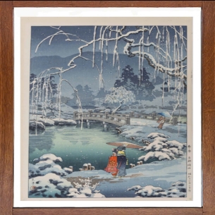 ❄️ TRANH TUYẾT NHẬT – TREO LÊN LÀ THẤY CẢ MỘT KHÔNG GIAN TĨNH LẶNG ❄️