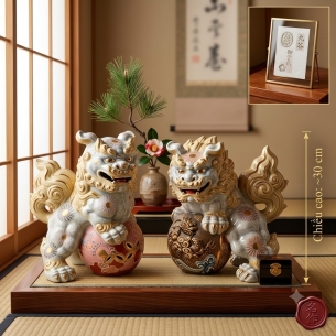 🦁 TUYỆT TÁC KỲ LÂN PHONG THỦY KUTANI – LÒ NUNG YAWATA, SUEYOSHI