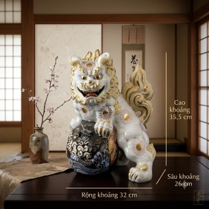 🔥 KỲ LÂN KUTANI – KHÍ THẾ TRẤN TRẠCH, TÁC PHẨM GỐM NHẬT ĐÁNG SƯU TẦM 