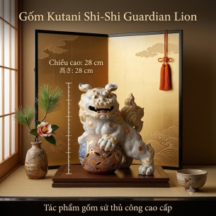 KỲ LÂN GỐM KUTANI NHẬT BẢN – BIỂU TƯỢNG CỦA CÁT TƯỜNG VÀ THỊNH VƯỢNG