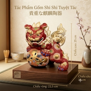 🦁 KỲ LÂN PHONG THỦY NHẬT BẢN – BIỂU TƯỢNG CHIÊU TÀI, TRẤN TRẠCH, BẢO HỘ GIA CHỦ