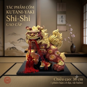 🔥 TUYỆT TÁC KOMAINU KUTANI CỠ ĐẠI – LINH THÚ CANH GIỮ PHÚC KHÍ NHẬT BẢN