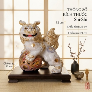 🦁 KỲ LÂN PHONG THỦY “BẠCH LÂN TRẤN BẢO”