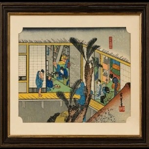 Tranh in khắc gỗ - Tên tác giả: Utagawa Hiroshige (1797–1858)