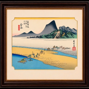Tranh in khắc gỗ - Tên tác giả: Utagawa Hiroshige (1797–1858)