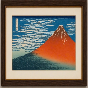 🗻 TRANH MỘC BẢN NHẬT – NÚI PHÚ SĨ ĐỎ (RED FUJI) – BẢN IN THỦ CÔNG 🗻