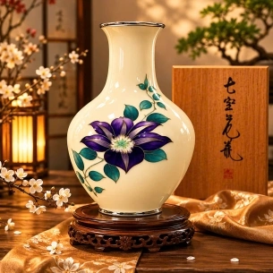 🌺 BÌNH SHIPPO NHẬT BẢN – SẮC ĐỎ QUÝ PHÁI VÀ VẺ ĐẸP BỐN MÙA 🌺