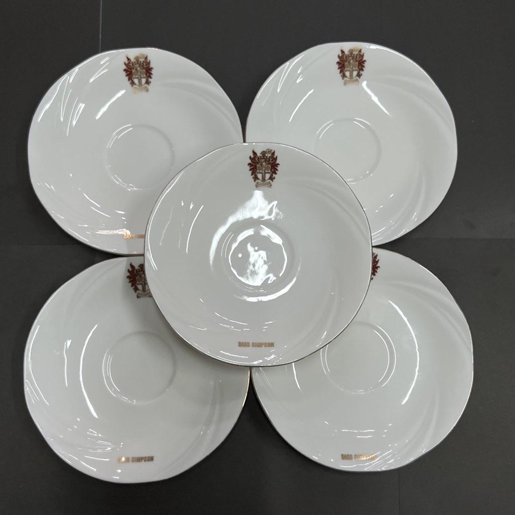 Bộ đĩa ăn tráng men sứ trắng