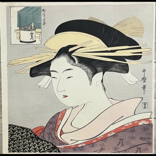 ✨ TRANH NHẬT BẢN – MỸ NHÂN UTAMARO (REPRODUCTION ĐẸP CAO CẤP) ✨