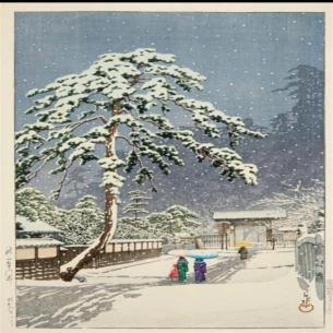 TRANH NHẬT BẢN – ĐẠI PHẬT KAMAKURA (鎌倉大仏)  